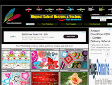 Tablet Screenshot of free4photoshop.com